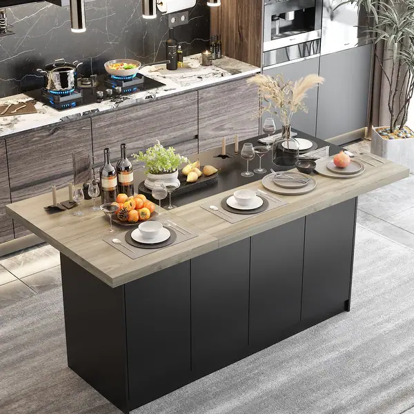 Prep station with countertop space