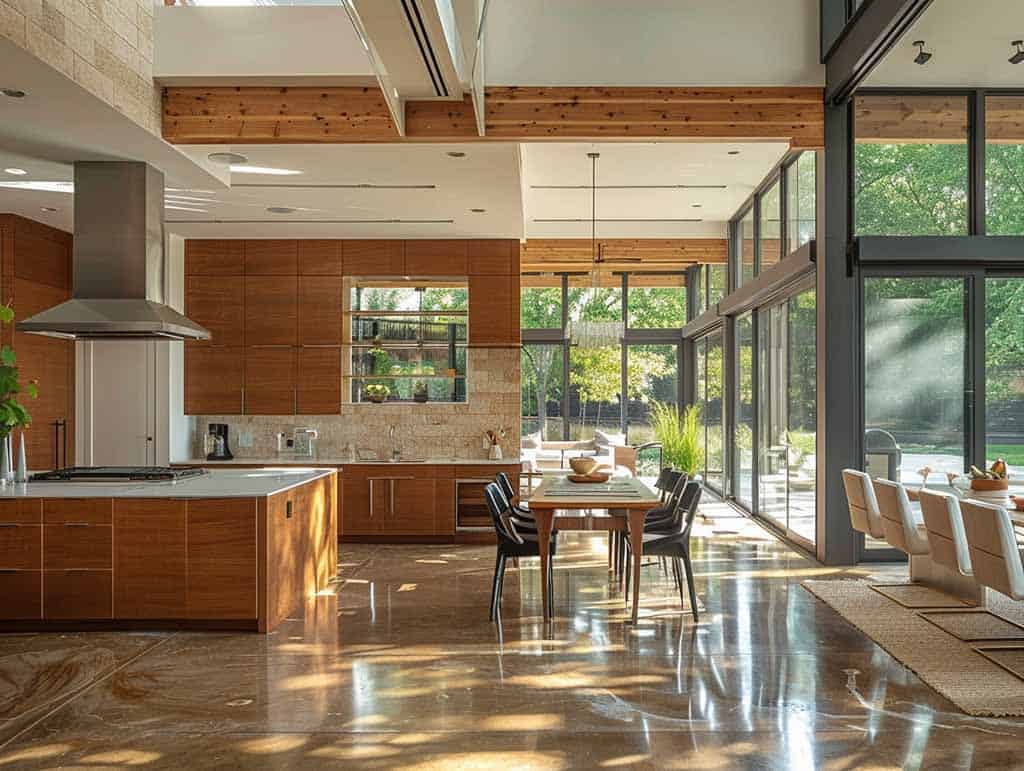 Not ideal for entertaining unless opened to a dining/living space