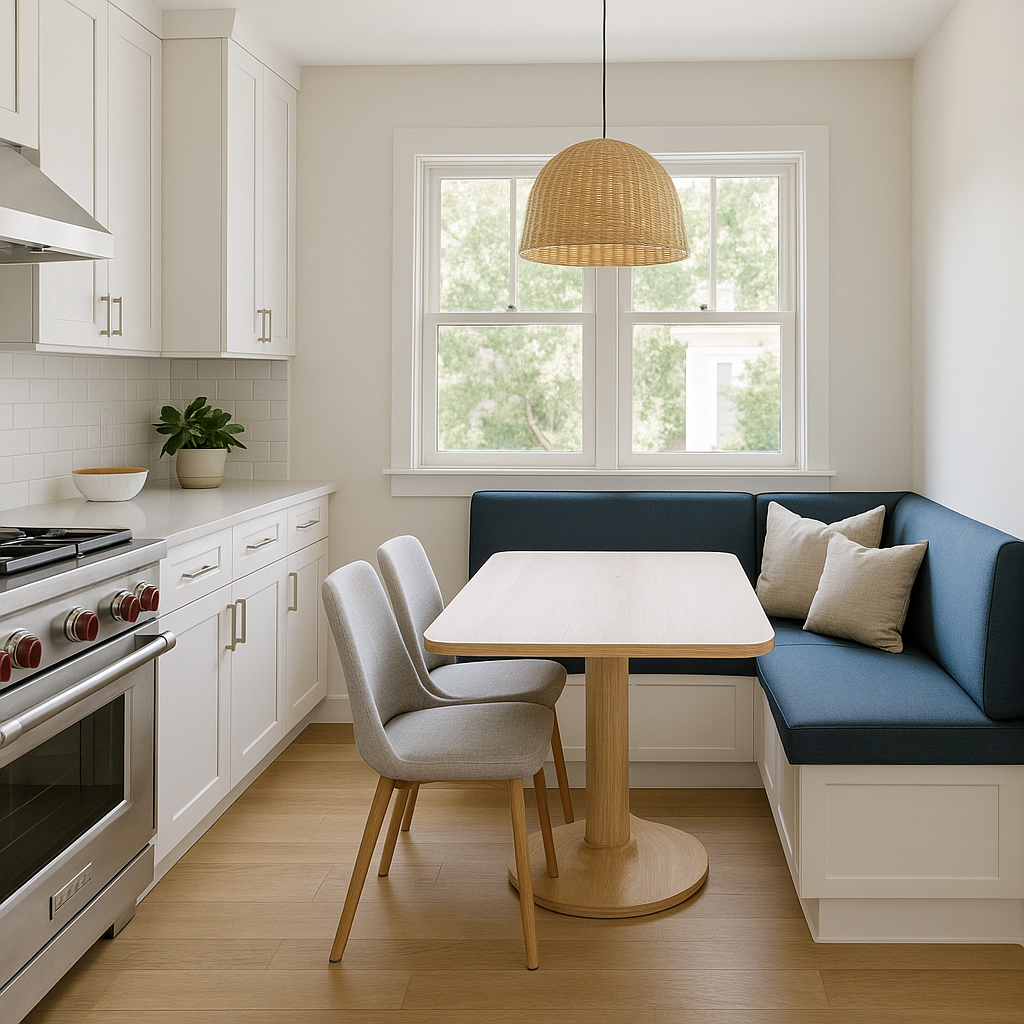 Kitchen with Banquette Seating