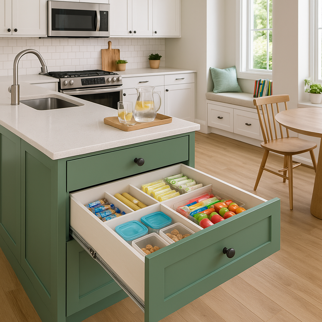 Kid-Friendly Snack Drawer Station