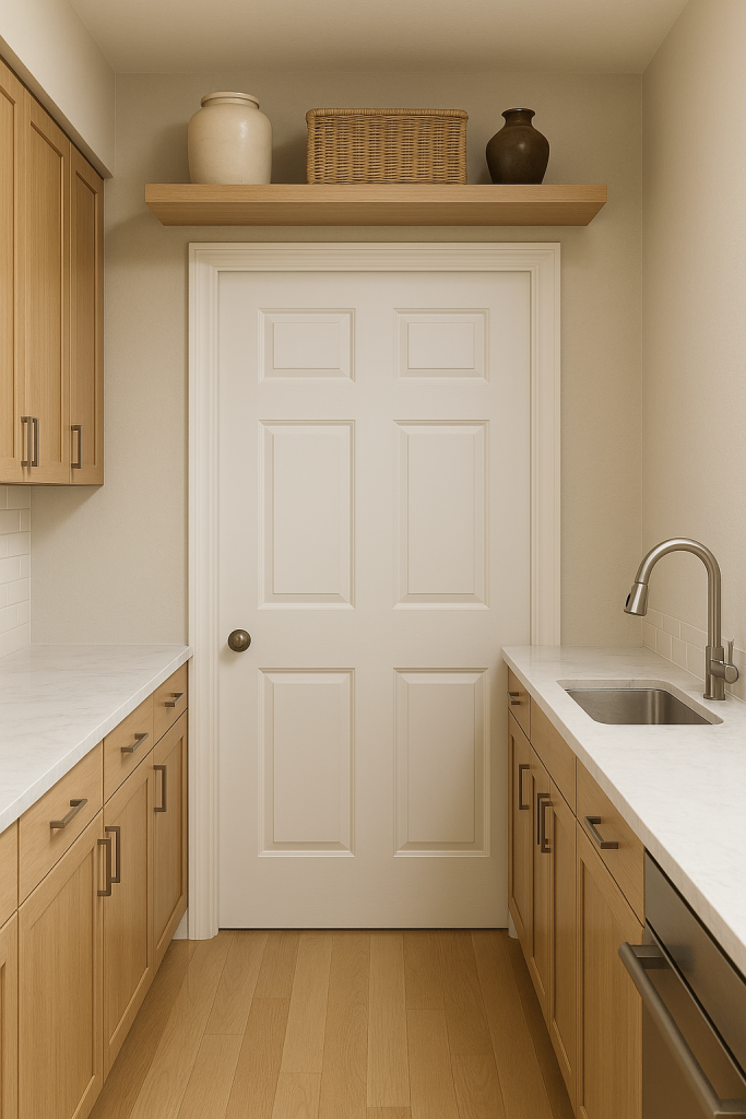 Integrate Smart Storage Above the Door