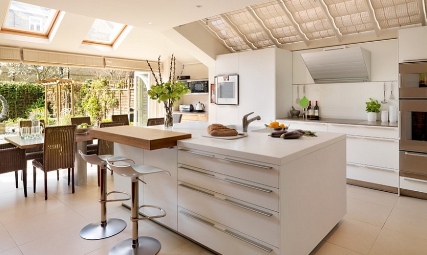 Skylit U-Shaped Kitchen