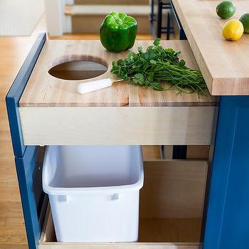 Slide-out cutting boards