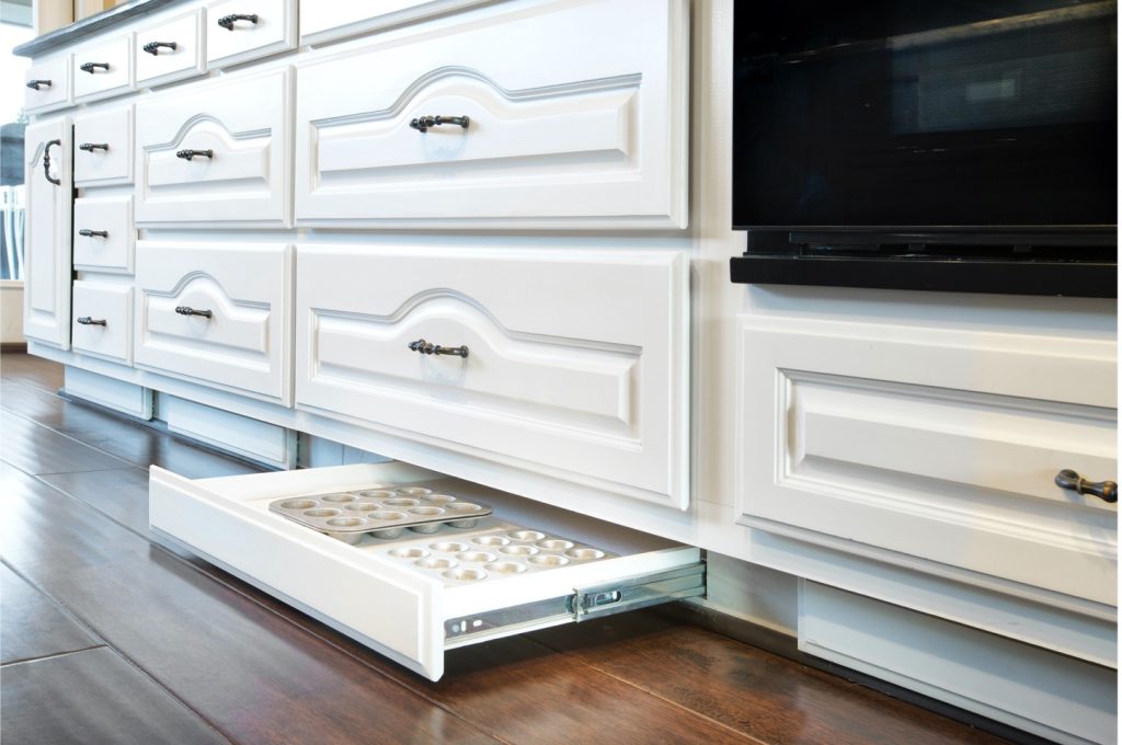 Toe-kick drawers
