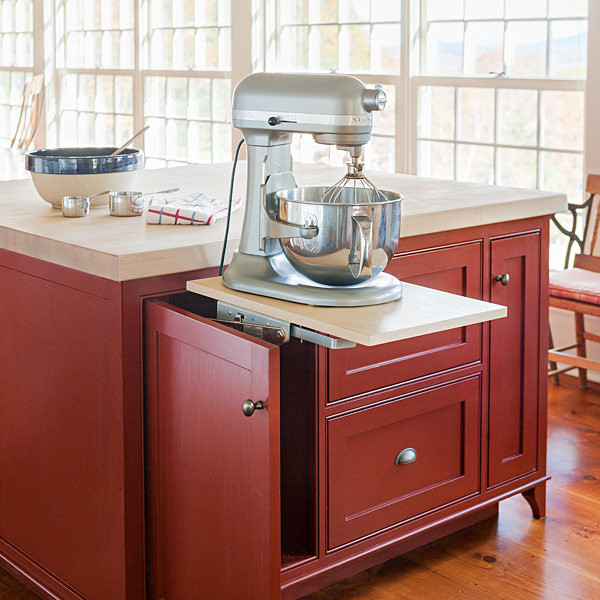 Pop-up mixer stands