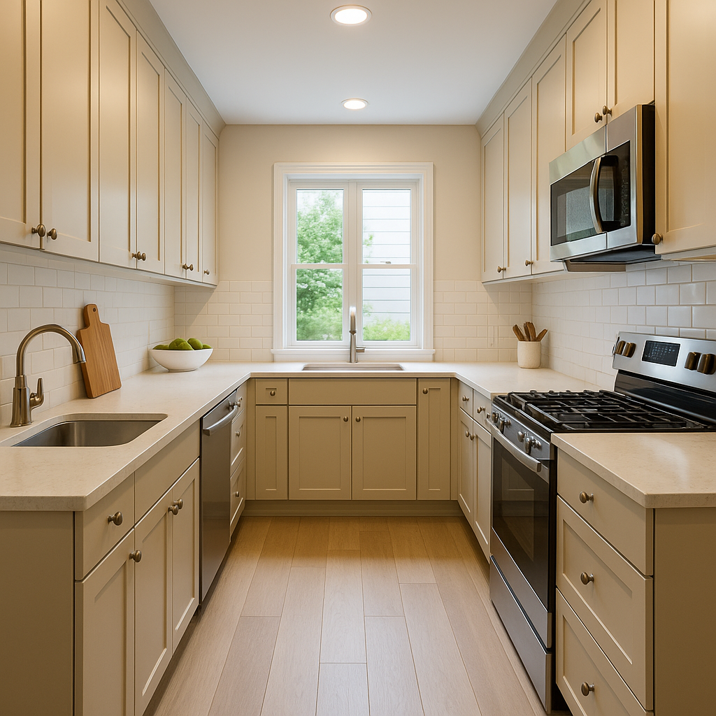 Galley Kitchen with Dual Access