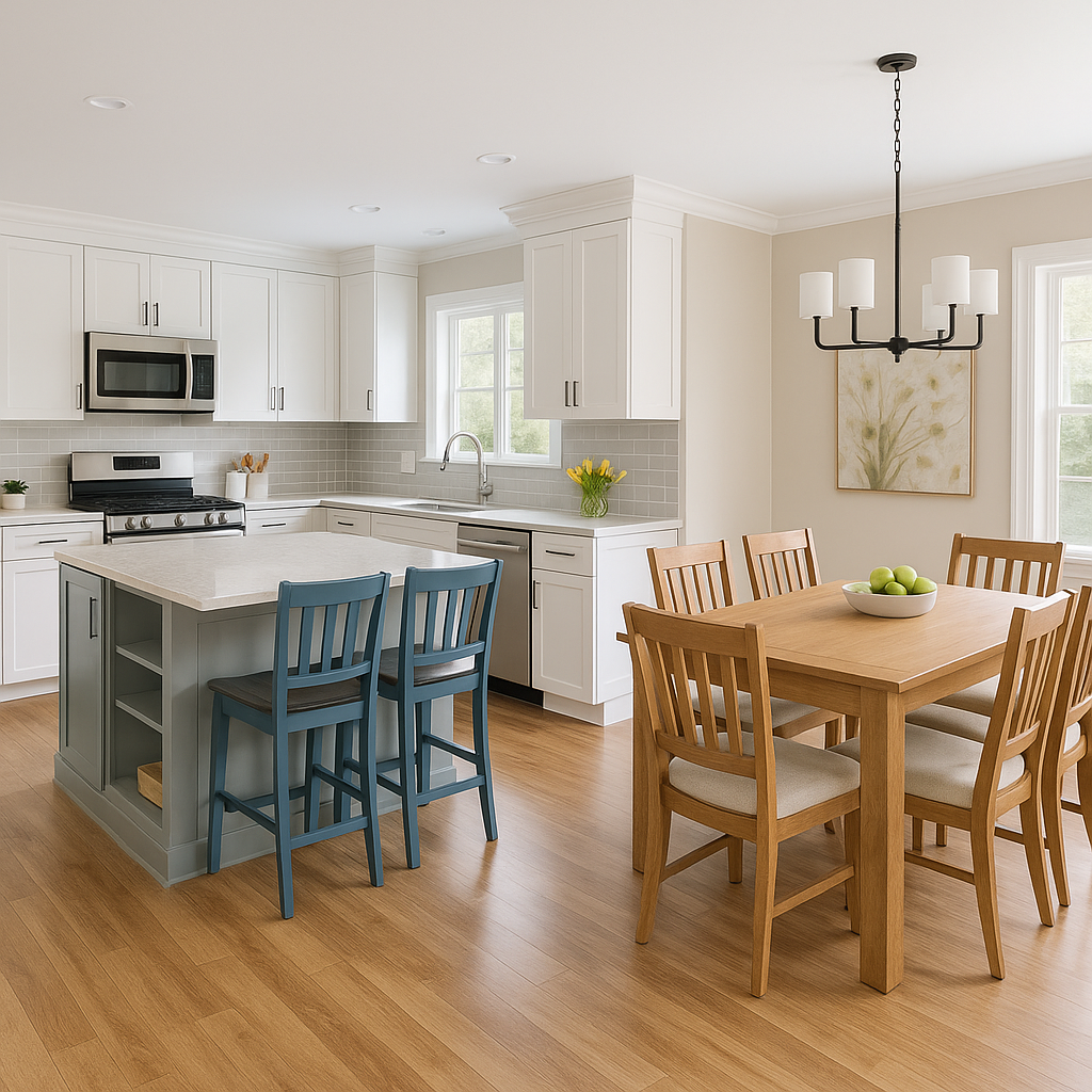Double L-Shaped Layout for Larger Families
