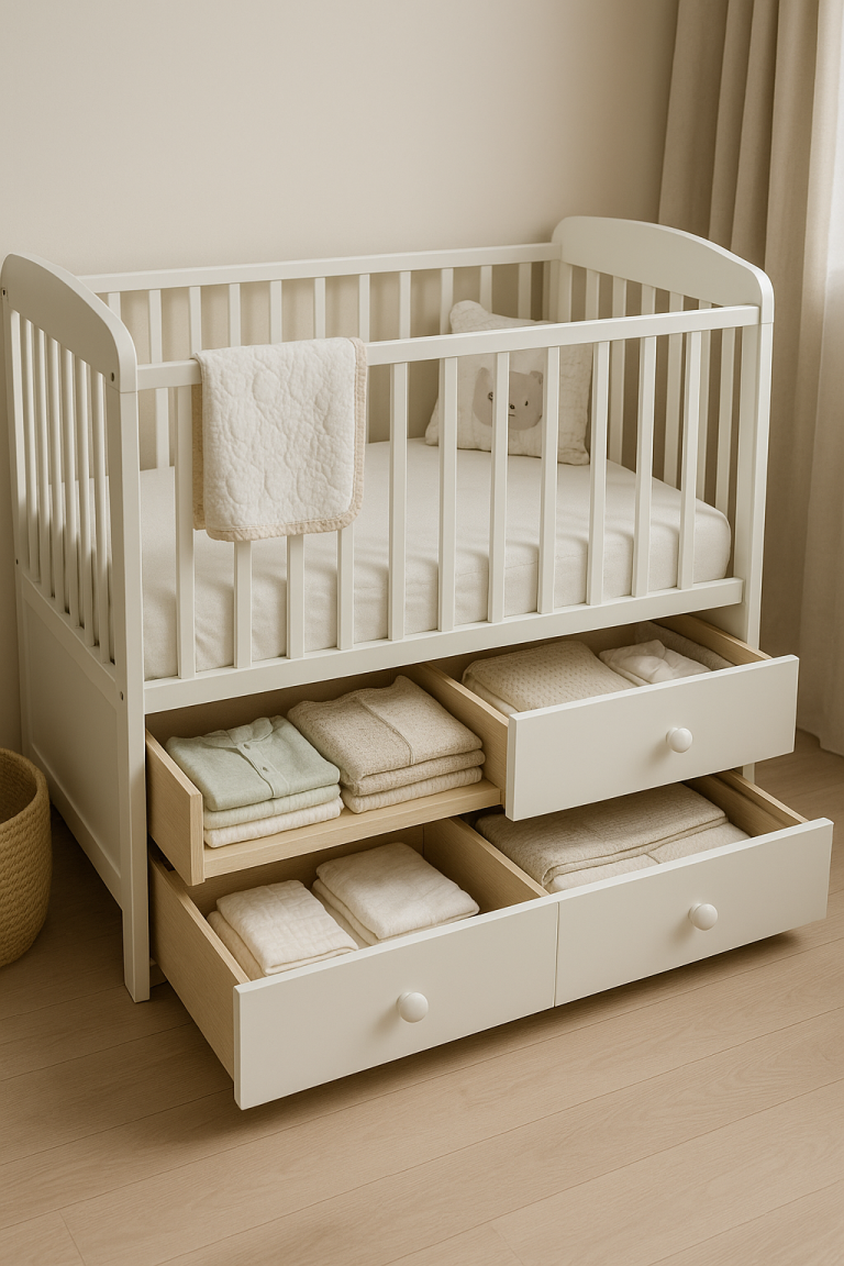 Crib With Drawer Underneath