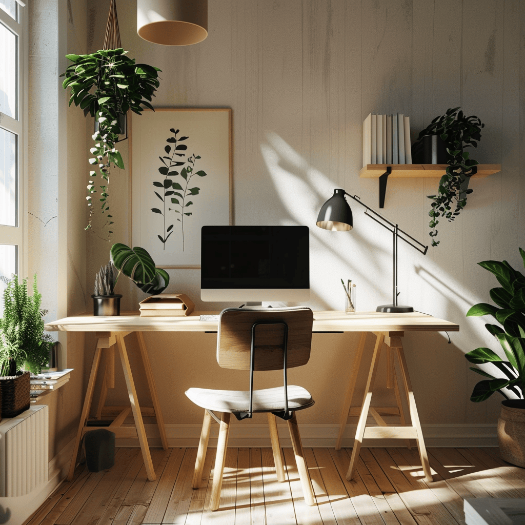 Scandinavian Style Compact Desks