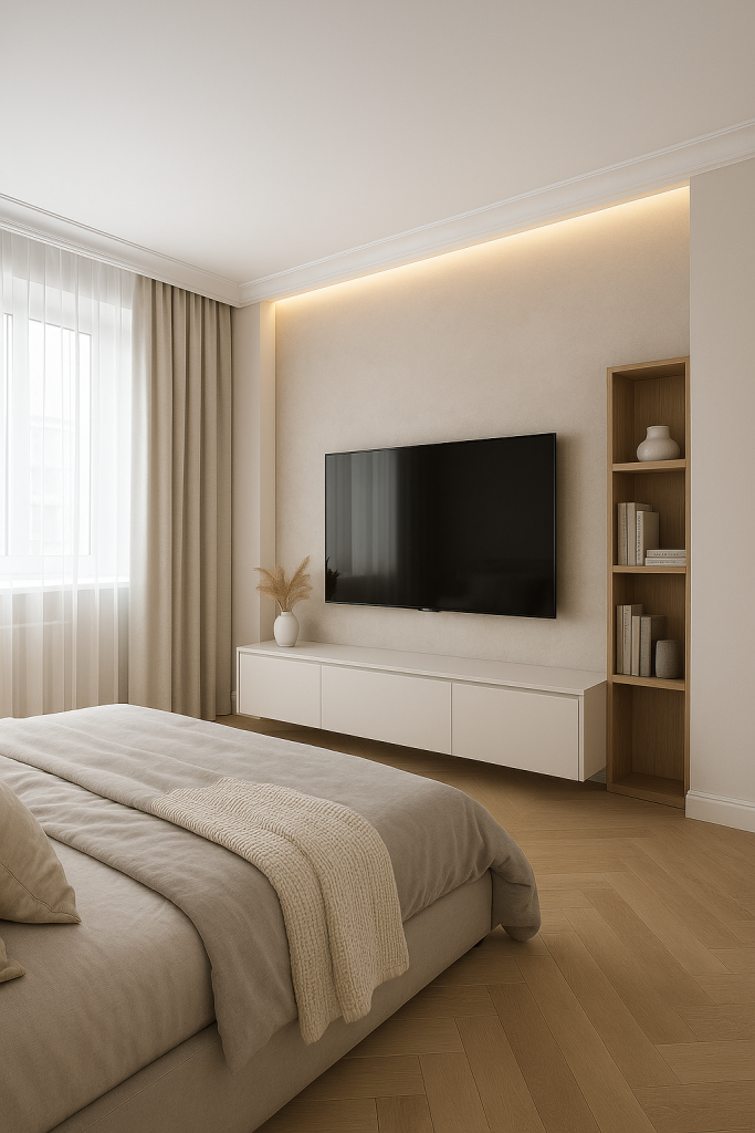 Bedroom TV Wall Design Ideas