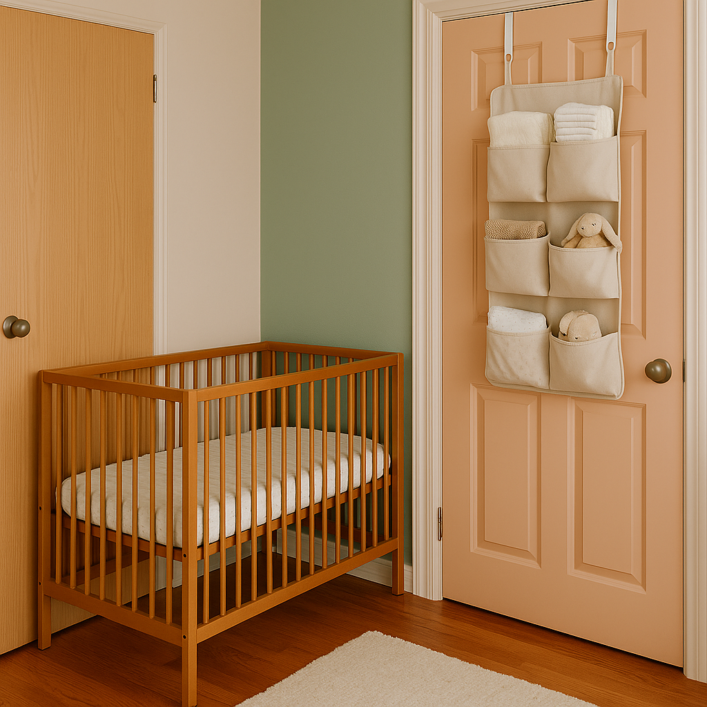 Over-the-Door Storage for Diapers, Toys, etc.