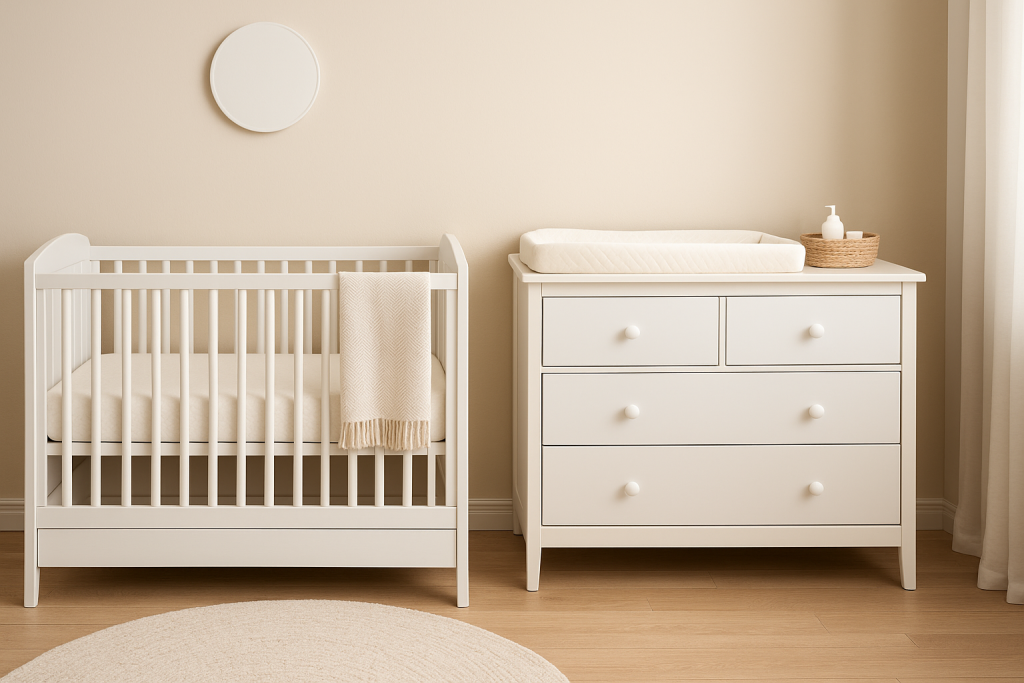 Dresser with Changing Table Combo