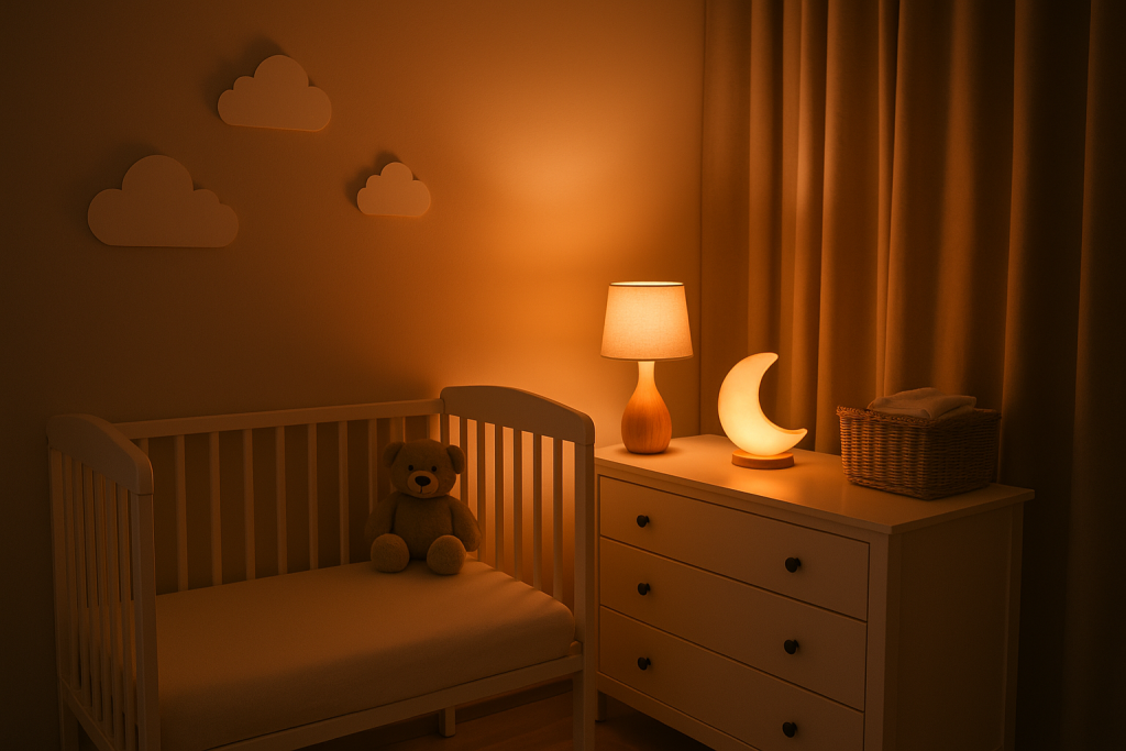 Opt for Soft Night Lights or Red Light Lamps