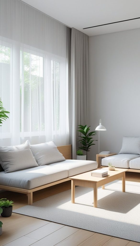 The Beauty of a Simple Minimalist Living Room