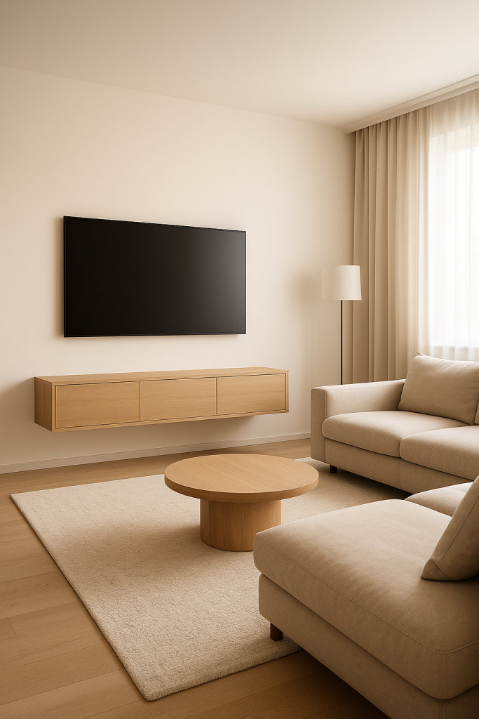 Minimalist Frameless TV Mount