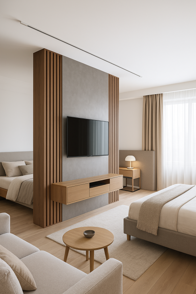 Room Divider TV Wall