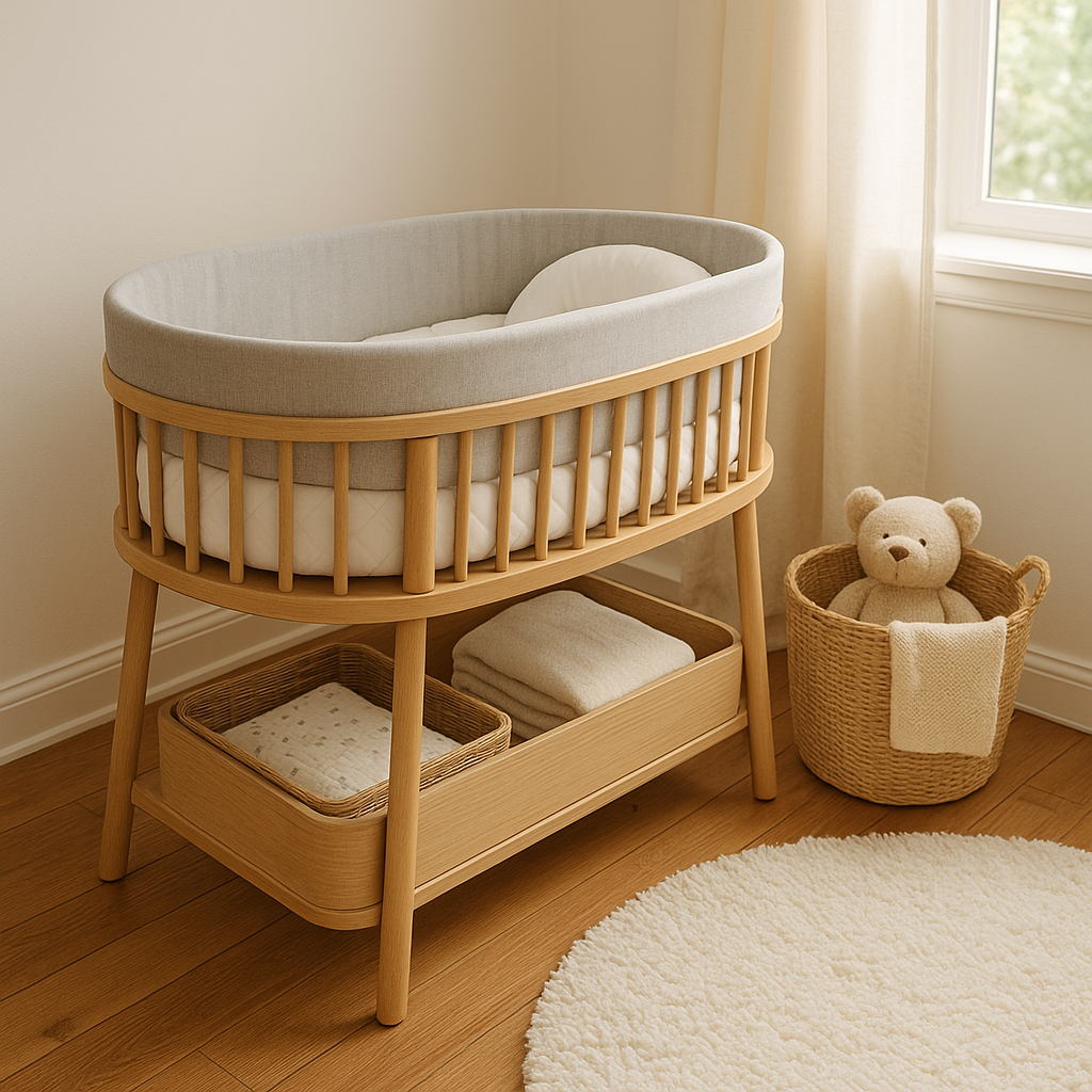 Bassinets with Built-In Compartments