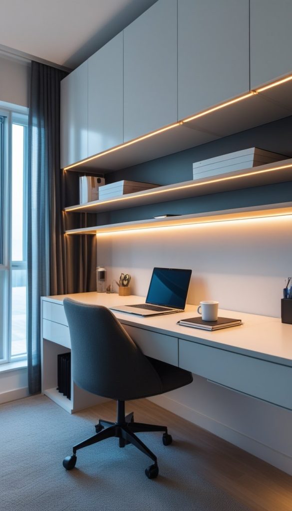 Add Under-Shelf or Under-Cabinet Lighting