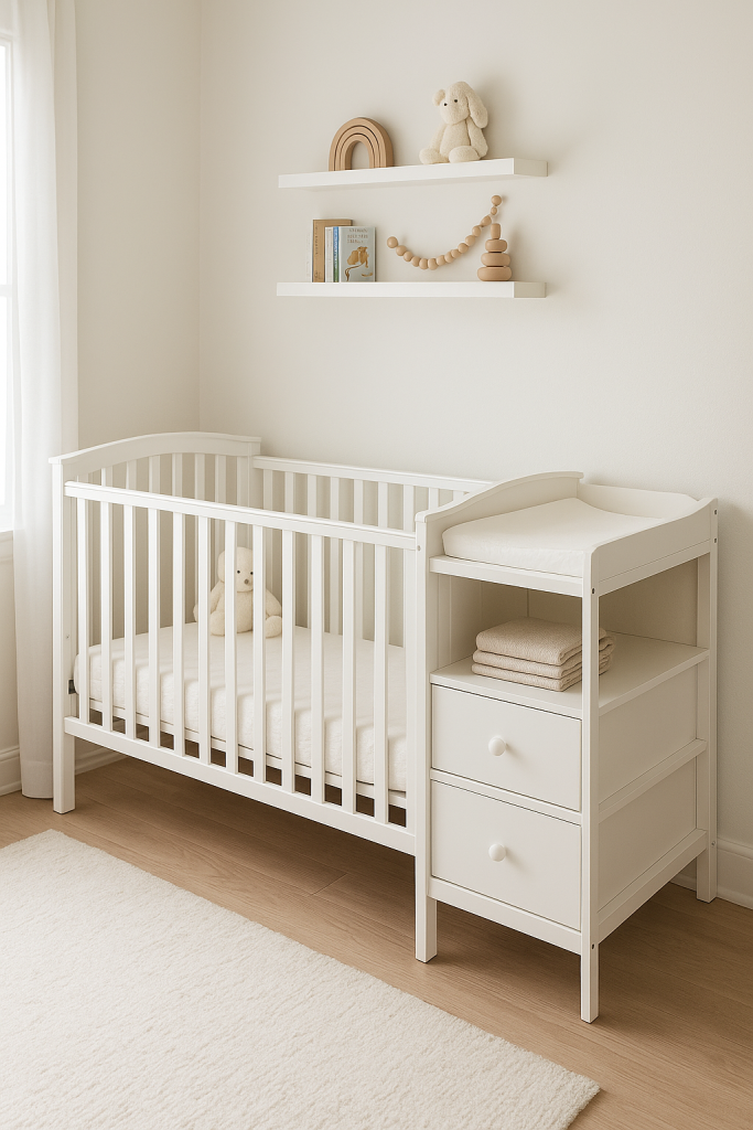 Crib + Changing Table Combo Units