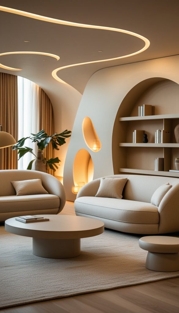 Curved Silhouettes for Softer Spaces