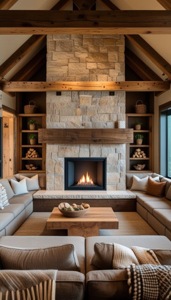 Cozy Fireplaces & Gathering Spaces