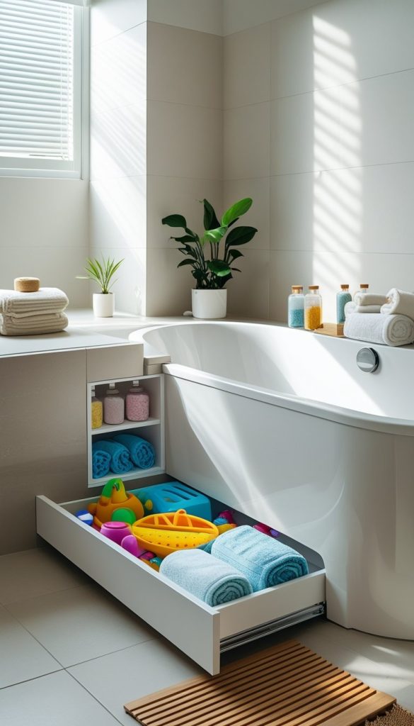 Under-Bathtub Compartments