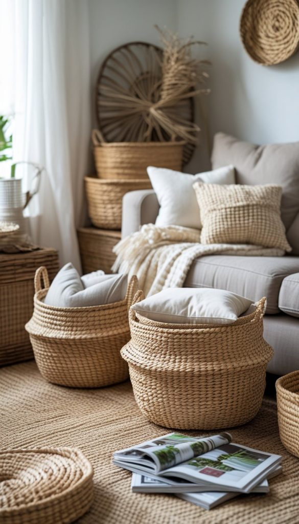 Add Woven Baskets