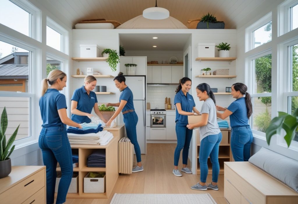 Bella Organizing Known for transforming cluttered tiny homes into functional spaces