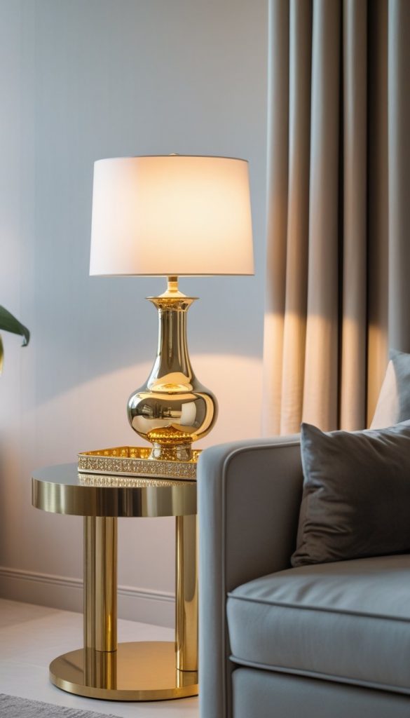 Play with Metallic Accents