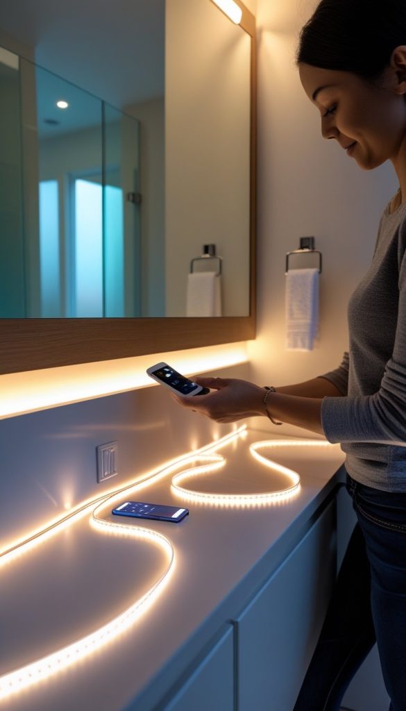 Install LED Strip Lights