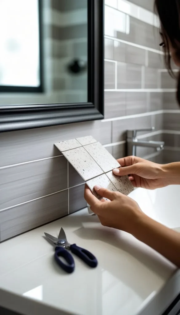 Install Peel and Stick Tiles