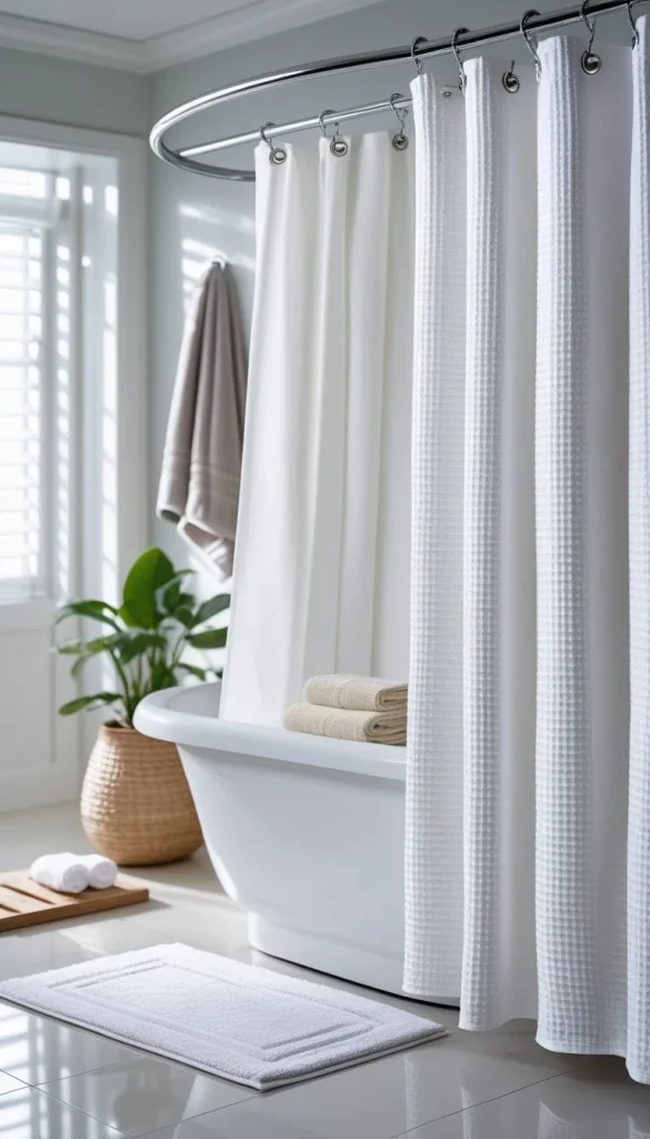 Swap Out Shower Curtains