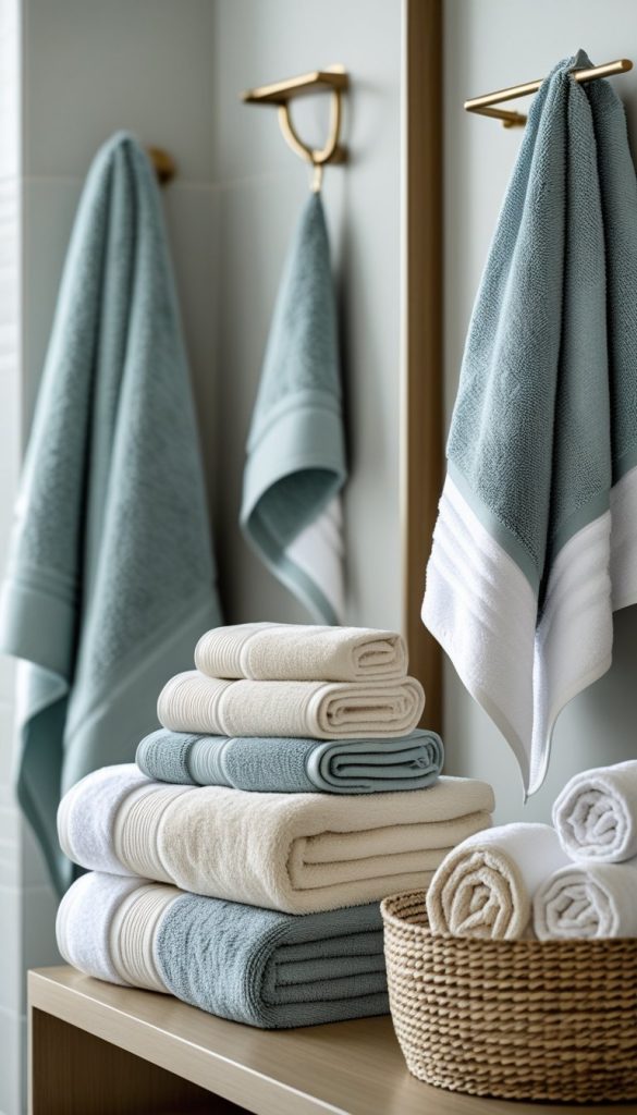 Accessorize with Coordinated Towels